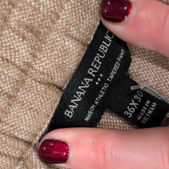 Banana Republic linen blend mason athletic fit pant - Picture 6 of 10